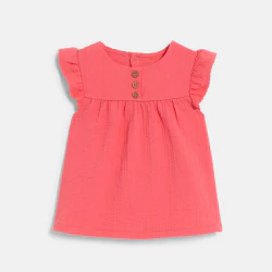 Baby girl's pink cotton...