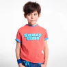 Boy's red short-sleeve T-shirt