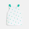 Baby girl's butterfly bow vest top