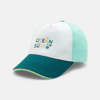 Baby boy's blue ocean cap