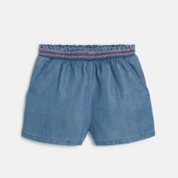 Girls light blue denim shorts