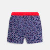 Baby boy's blue printed  floral swimming trunks