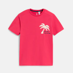 Boy's pink T-shirt with a...