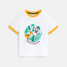 Baby boy's white animal T-shirt