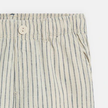 Boy's blue striped shorts