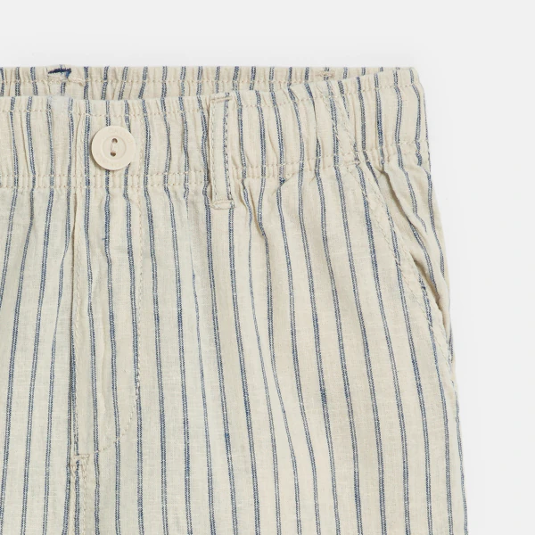 Boy's blue striped shorts