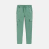 Boy's green cargo trousers