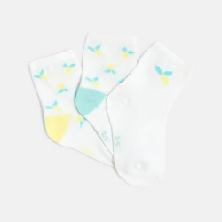 Baby girl's lemon socks...