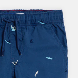 Boy's blue printed shorts