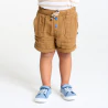 Lightweight embossed cotton shorts