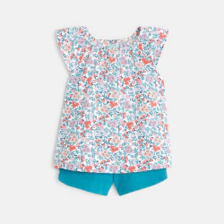 Baby girl's floral blouse...