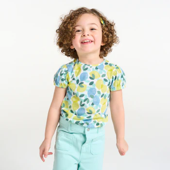 Baby girl's lemon T-shirt