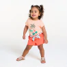 Baby girl's pink bird T-shirt