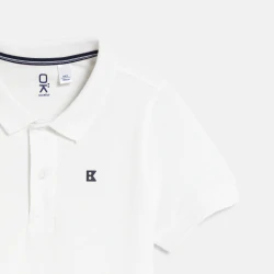 Pique cotton polo shirt