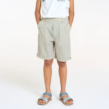 Boy's blue striped shorts