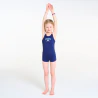 Girl's blue swimming costume