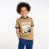 Boy's brown short-sleeve scorpion T-shirt