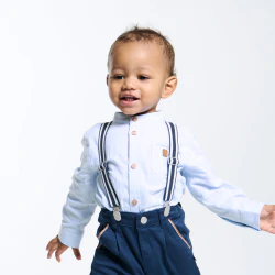 Baby boy's light blue Oxford shirt