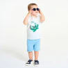 Baby boy's white lizard T-shirt