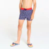 Baby boy's blue printed  floral swimming trunks