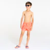 Boy's embroidered orange swimming trunks