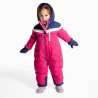 Unisex baby’s red ski suit