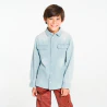 Boy's blue faded denim shirt